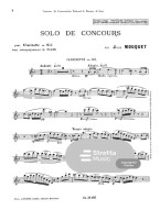 Jules Mouquet: Solo de Concours (noty na klarinet, klavír) Jules Mouquet: Solo de Concours (noty na klarinet, klavír)