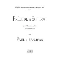 Paul Jeanjean: Prélude et Scherzo (noty na klarinet, klavír)
