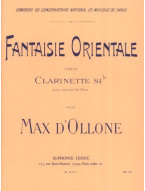 Max D'Ollone: Fantaisie orientale (noty na klarinet, klavír) Max D'Ollone: Fantaisie orientale (noty na klarinet, klavír)
