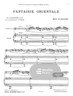 Max D'Ollone: Fantaisie orientale (noty na klarinet, klavír) Max D'Ollone: Fantaisie orientale (noty na klarinet, klavír)