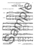 Henri Büsser: Theme Varie Opus 68 (noty na příčnou flétnu, klavír)