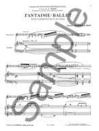Jules Mazellier: Fantaisie-Ballet (noty na klarinet, klavír) Jules Mazellier: Fantaisie-Ballet (noty na klarinet, klavír)