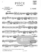 Gabriel Pierné: Piece in G minor (noty na klarinet, klavír) Gabriel Pierné: Piece in G minor (noty na klarinet, klavír)