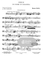 Maurice Ravel: Piece En Forme De Habanera (noty na violoncello, klavír)