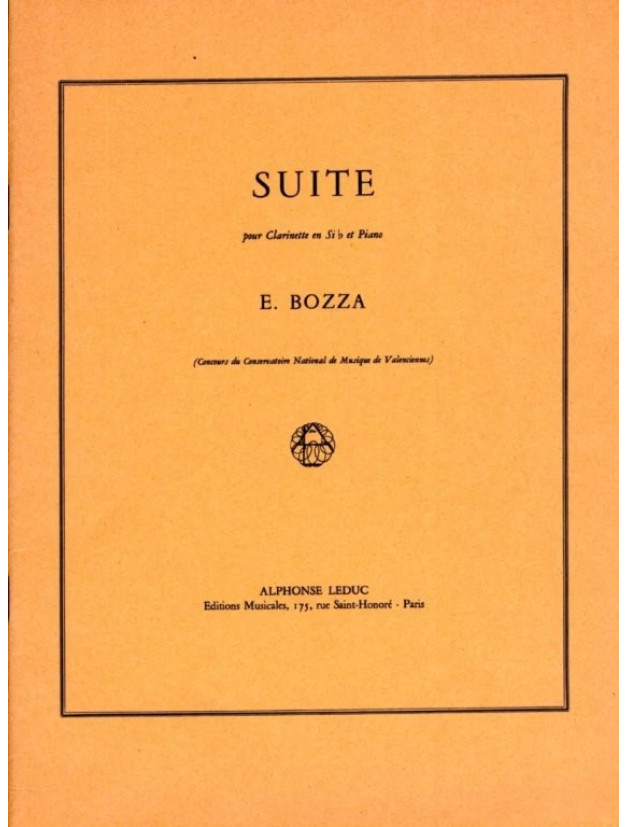 Eugéne Bozza: Suite (noty na klarinet, klavír)