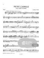Jindřich Feld: Petit Caprice (noty na příčnou flétnu, klavír) Jindřich Feld: Petit Caprice (noty na příčnou flétnu, klavír)