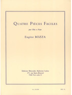 Eugéne Bozza: 4 Piéces Faciles (noty na příčnou flétnu, klavír) Eugéne Bozza: 4 Piéces Faciles (noty na příčnou flétnu, klavír)
