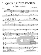 Eugéne Bozza: 4 Piéces Faciles (noty na příčnou flétnu, klavír) Eugéne Bozza: 4 Piéces Faciles (noty na příčnou flétnu, klavír)