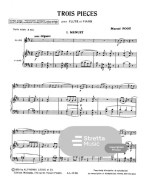 Marcel Poot: Trios Pieces (noty na příčnou flétnu, klavír)