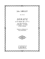 Jean-Baptiste Loeillet: Sonate Op.3, No.10 in B minor (noty na příčnou flétnu, klavír)