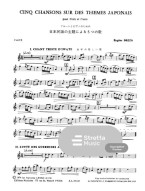 Eugéne Bozza: Cinq Chansons Sur Des Thémes Japonais (noty na příčnou flétnu, klavír) Eugéne Bozza: Cinq Chansons Sur Des Thémes Japonais (noty na příčnou flétnu, klavír)