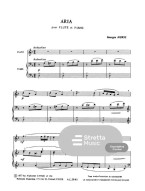 Georges Auric: Aria (noty na příčnou flétnu, klavír)