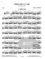 Edison Denisov: Prélude et Air (noty na příčnou flétnu, klavír)
