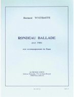 Bernard Wystraete: Rondeau-Ballade (noty na příčnou flétnu, klavír)