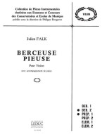 Julien Falk: Berceuse Pieuse (noty na housle, klavír) Julien Falk: Berceuse Pieuse (noty na housle, klavír)