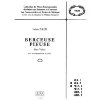 Julien Falk: Berceuse Pieuse (noty na housle, klavír)