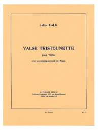 Julien Falk: Valse Tristounette (noty na housle, klavír)