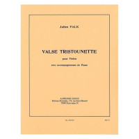 Julien Falk: Valse Tristounette (noty na housle, klavír)