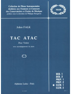 Julien Falk: Tac Atac (noty na housle, klavír) Julien Falk: Tac Atac (noty na housle, klavír)