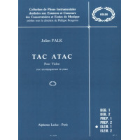 Julien Falk: Tac Atac (noty na housle, klavír)