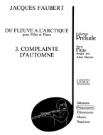 Jacques Faubert: Complainte d'Automne (noty na příčnou flétnu, klavír)