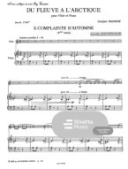 Jacques Faubert: Complainte d'Automne (noty na příčnou flétnu, klavír)