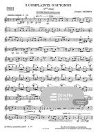 Jacques Faubert: Complainte d'Automne (noty na příčnou flétnu, klavír)