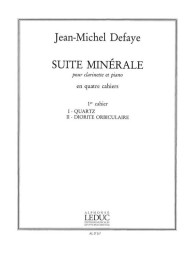 Jean-Michel Defaye: Suite Minerale Vol.1 (noty na klarinet, klavír)