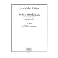 Jean-Michel Defaye: Suite Minerale Vol.1 (noty na klarinet, klavír)
