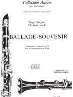 Serge Dangain & Christian: Ballade & Souvenir (noty na klarinet, klavír) Serge Dangain & Christian: Ballade & Souvenir (noty na klarinet, klavír)