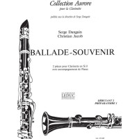 Serge Dangain & Christian: Ballade & Souvenir (noty na klarinet, klavír)