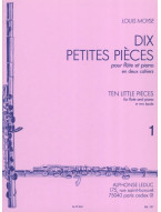 Louis Moyse: 10 Petites Pieces Vol.1 (noty na příčnou flétnu, klavír)