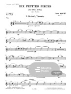 Louis Moyse: 10 Petites Pieces Vol.1 (noty na příčnou flétnu, klavír)