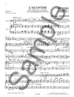 Philippe Rougeron: Acanthe (noty na violoncello, klavír)