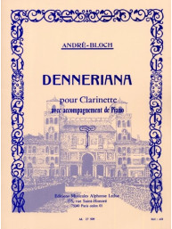 André Bloch: Denneriana (noty na klarinet, klavír)