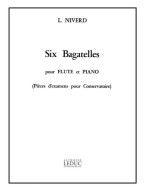 Lucien Niverd: Bagatelles No.1 - Allegretto (noty na příčnou flétnu, klavír)
