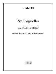 Lucien Niverd: Bagatelles No.1 - Allegretto (noty na příčnou flétnu, klavír)