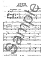 André Bourdon: Menuet (noty na příčnou flétnu, klavír)