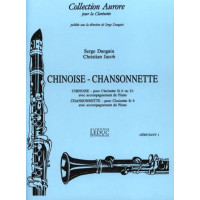 Serge Dangain & Christian Jacob: Chinoise-Chansonnette (noty na klarinet, klavír)