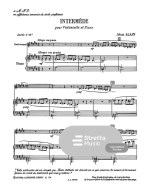 Jehan Alain: Intermede (noty na violoncello, klavír)