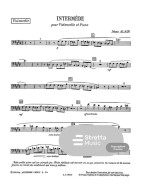 Jehan Alain: Intermede (noty na violoncello, klavír)