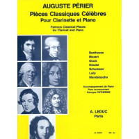 Pieces Classiques Celebres (noty na klarinet, klavír)