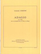 Armando Ghidoni: Adagio (noty na příčnou flétnu, klavír)