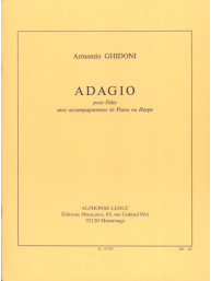 Armando Ghidoni: Adagio (noty na příčnou flétnu, klavír)