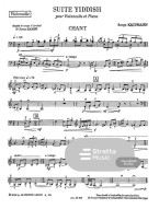 Serge Kaufmann: Suite Yiddish (noty na violoncello, klavír)