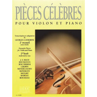 Pieces celebres Vol.2 (noty na housle, klavír)
