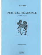 Henri Bert: Petite Suite Modale (noty na příčnou flétnu, klavír)