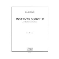 Dia Succari: Instants D'Argile (noty na klarinet, klavír)