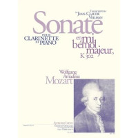 W.A. Mozart: Sonate En Mi Bémol Majeur K302 (noty na klarinet, klavír)
