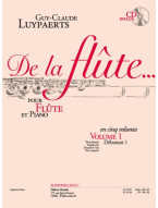 Guy-Claude Luypaerts: De La Flute Vol. 1 (noty na příčnou flétnu, klavír)(+audio)
